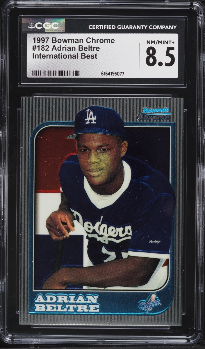 1997 Bowman Chrome International Best Adrian Beltre #182 CGC 8.5 NM-MT+