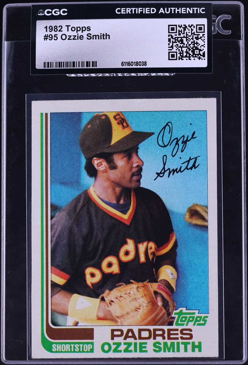 1982 Topps Ozzie Smith #95 CGC AUTH