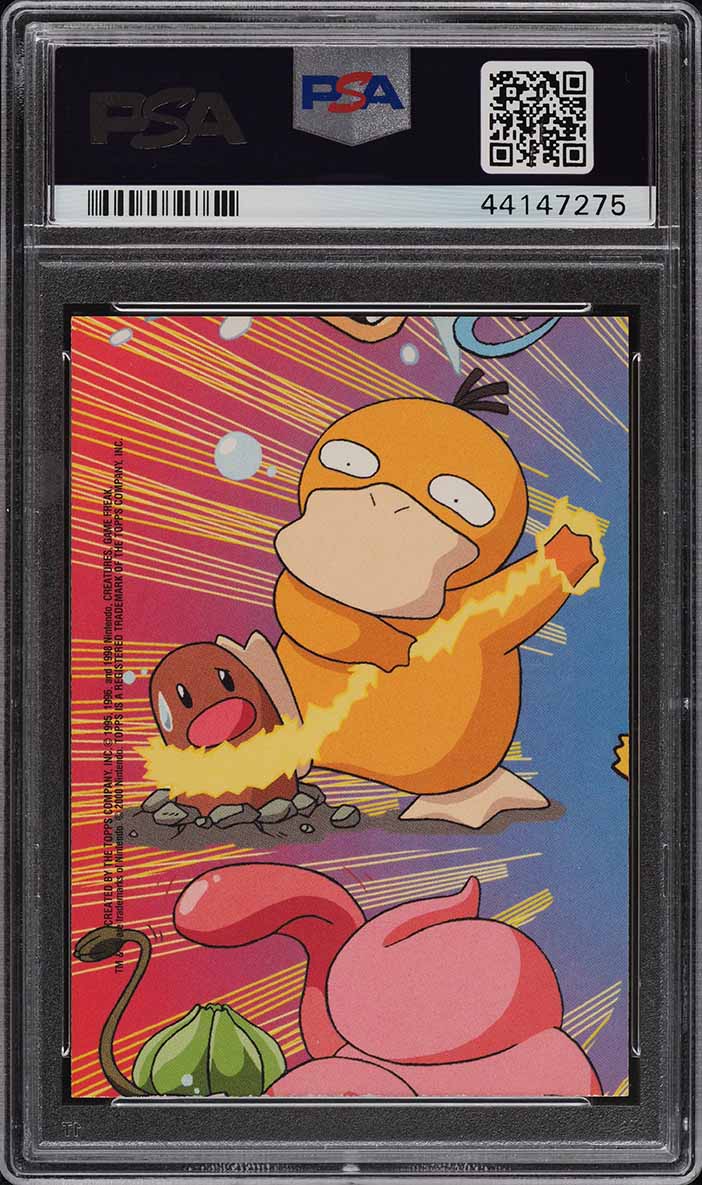 2000 Topps Pokemon TV Animation Series 2 Stick-Ons Pikachu #8 PSA 10 GEM MINT