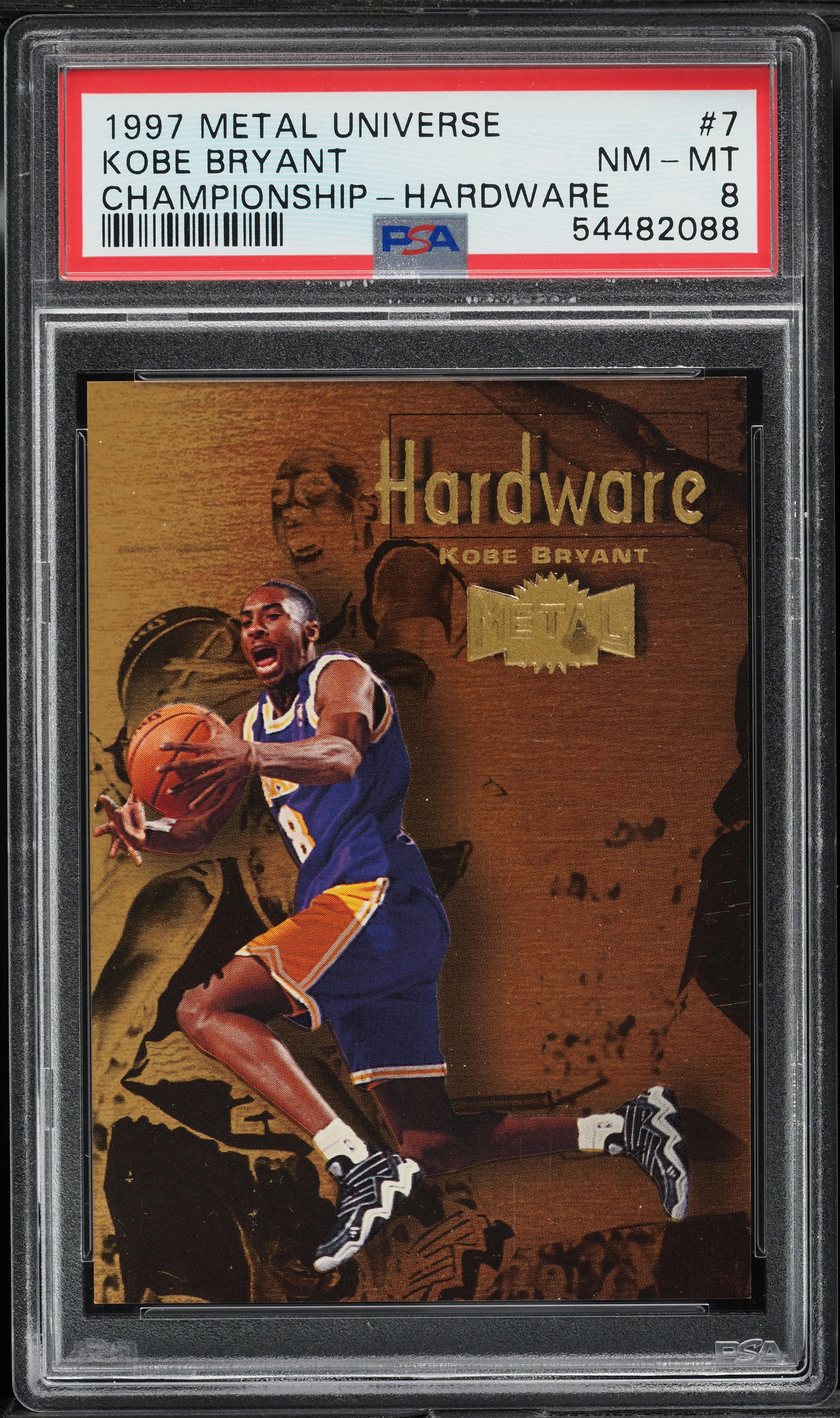 1997 Metal Universe Championship Hardware Kobe Bryant #7 PSA