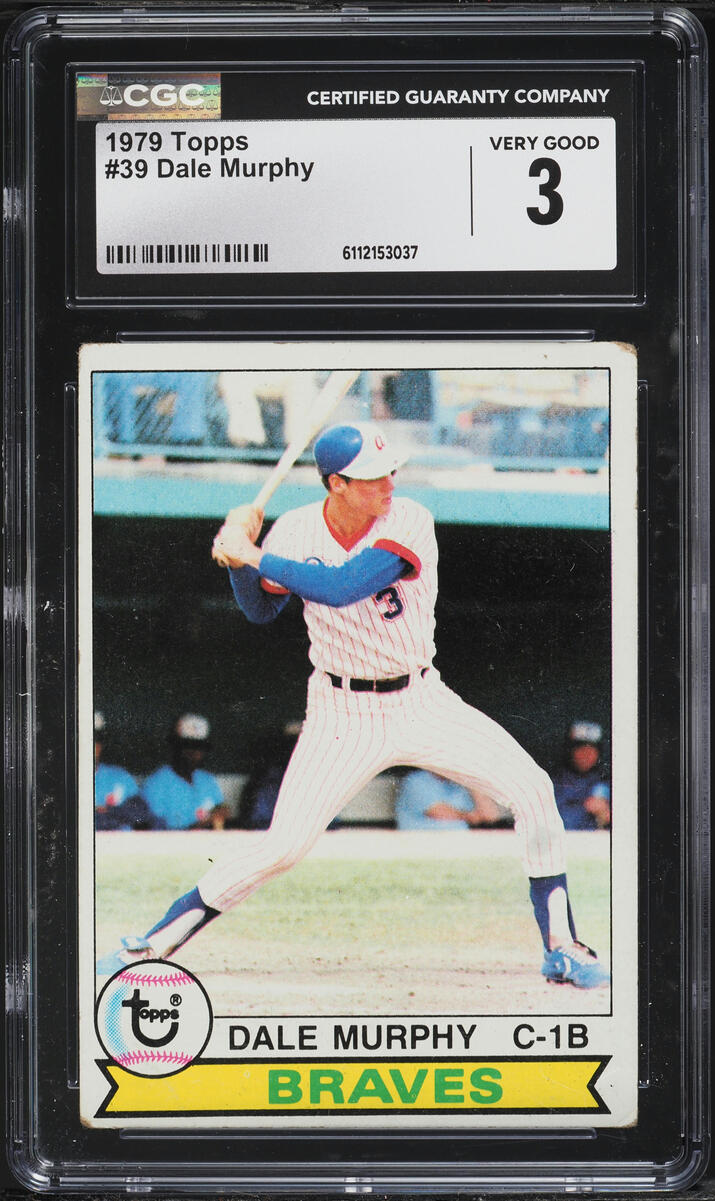 1979 Topps Dale Murphy #39 CGC 3 VG
