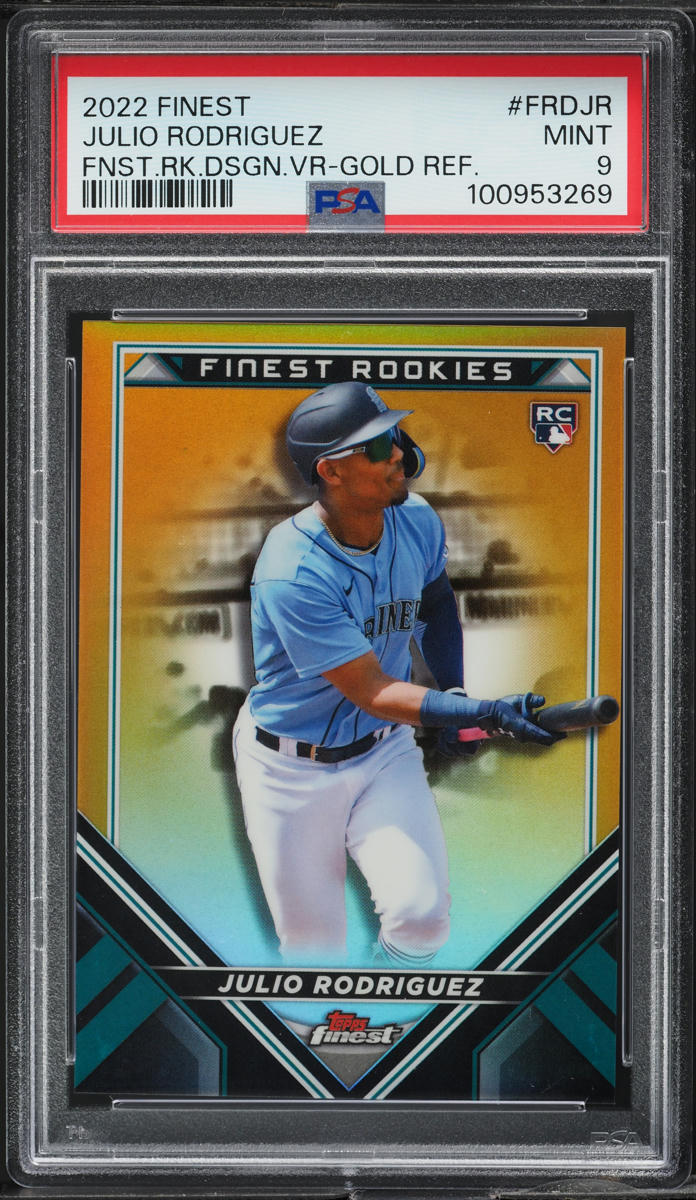 2022 Finest Design Variations Gold Refractor Julio Rodriguez