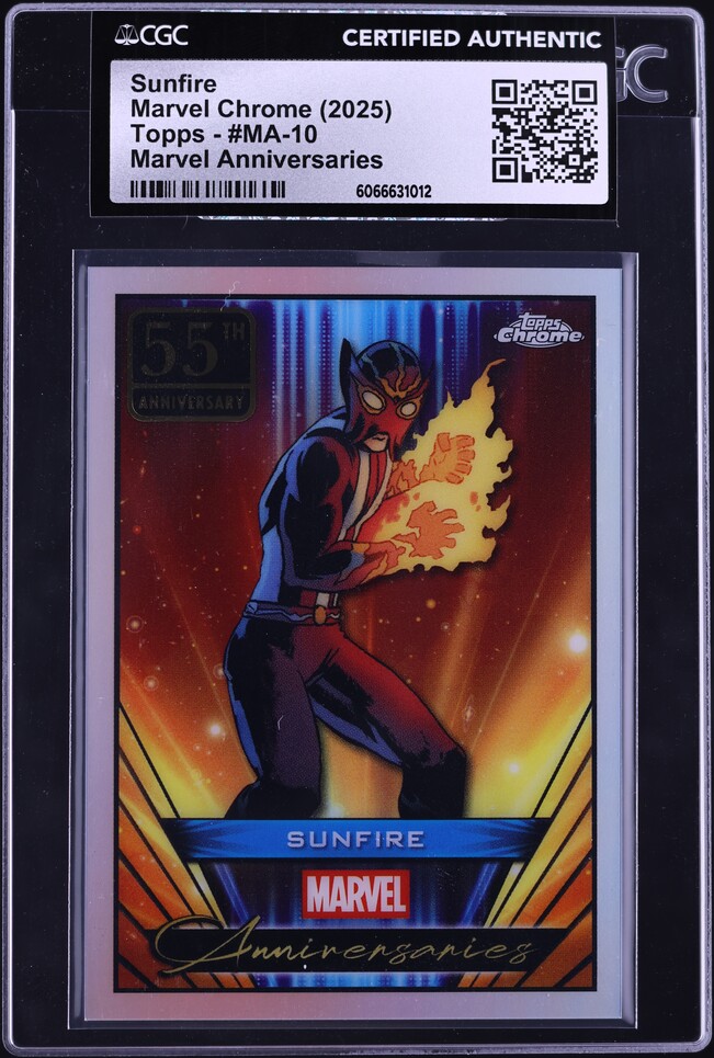 2025 Topps Chrome Prism Refractor Lars Nootbaar #108 CGC AUTH on