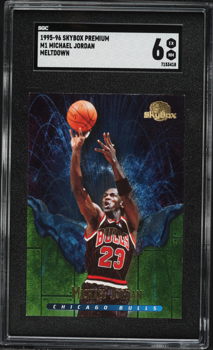 1995 Skybox Premium Meltdown Michael Jordan #M1 SGC 6 EXMT