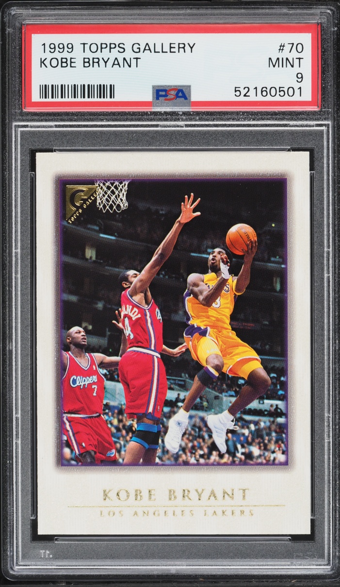 1999 Topps Gallery Kobe Bryant #70 PSA 9 MINT