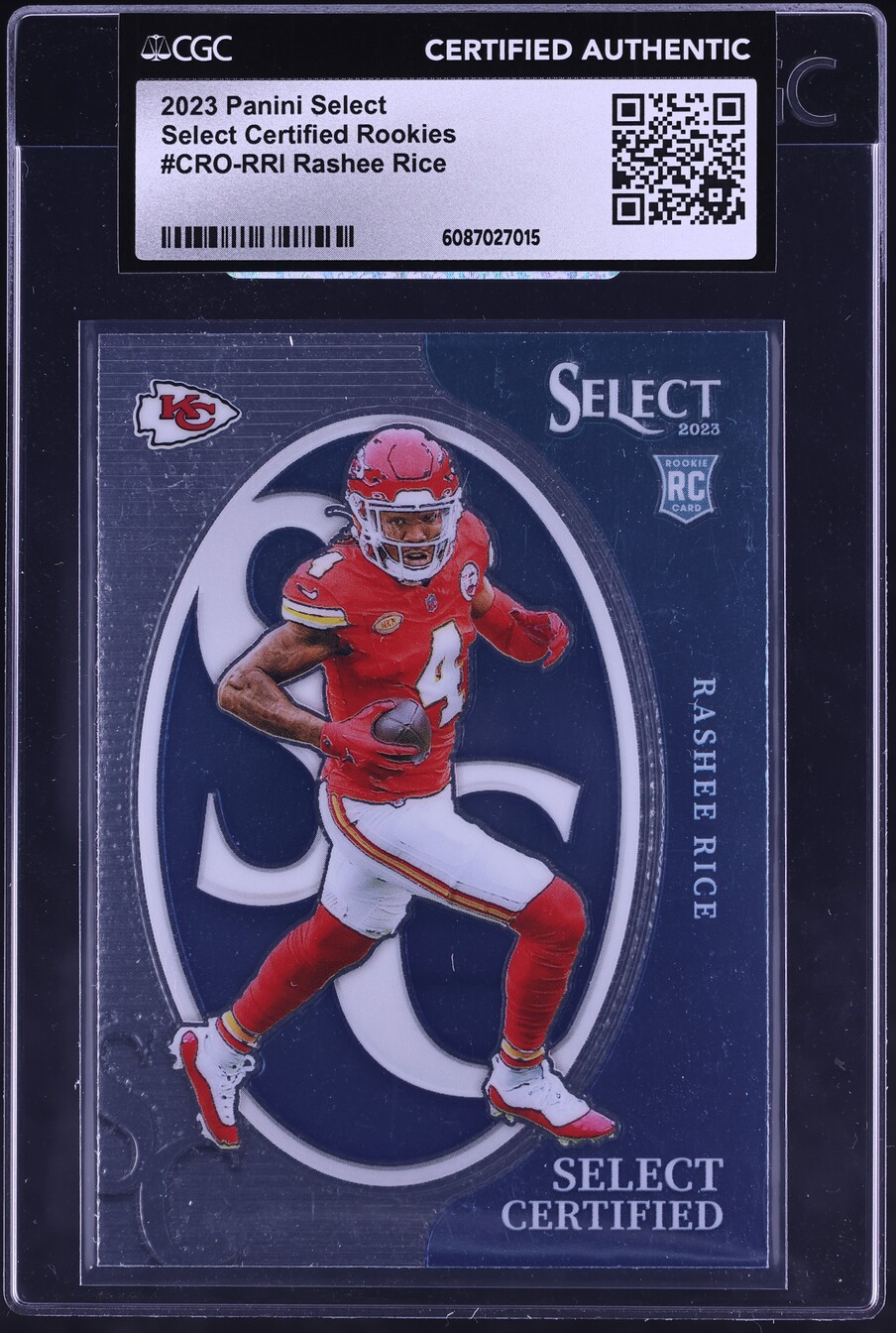 2023 Select Certified Rashee Rice ROOKIE #CRO-RRI CGC AUTH on Fanatics ...