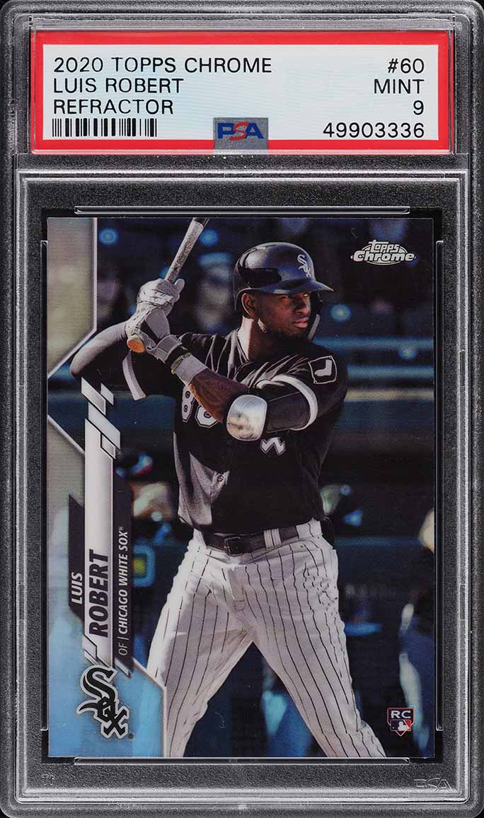 2020 Topps Chrome Refractor Luis Robert ROOKIE #78 PSA 9 MINT
