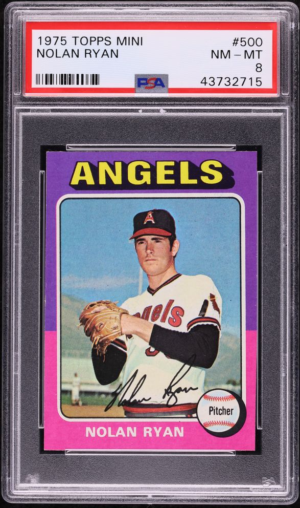 1975 O-Pee-Chee Nolan Ryan #500 PSA 8(oc) NM-MT on Fanatics Collect