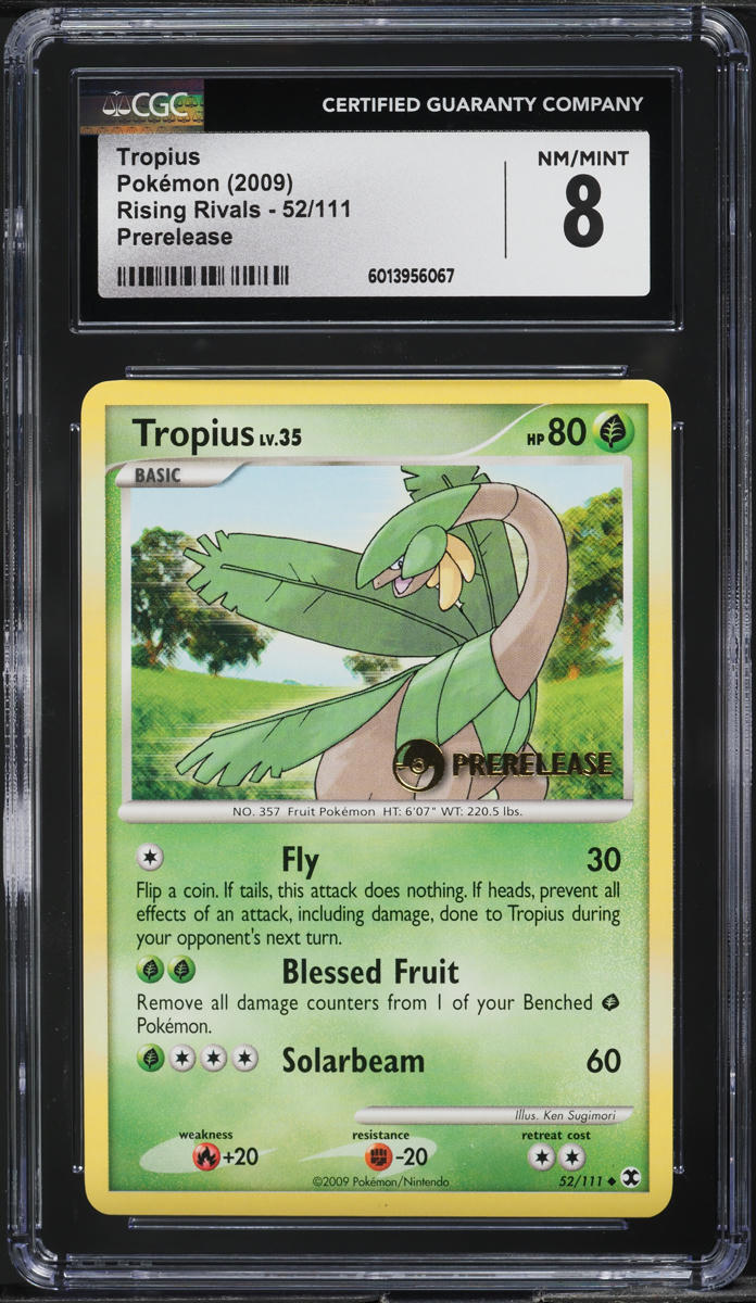 2009 Pokemon Platinum Rising Rivals Prerelease Tropius #52 CGC 8 NM-MT