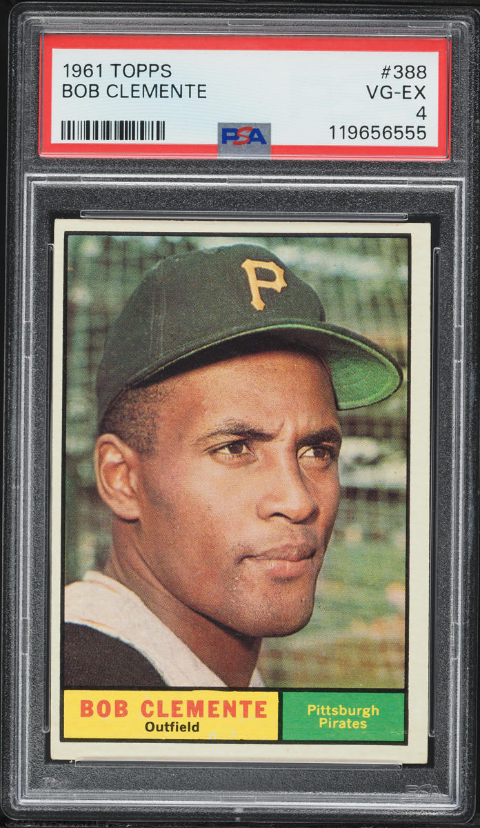 1961 Topps Roberto Clemente #388 PSA 4 VGEX