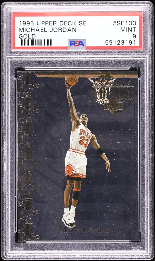 1995 Upper Deck Special Edition Gold Michael Jordan #SE100 PSA 9 MINT