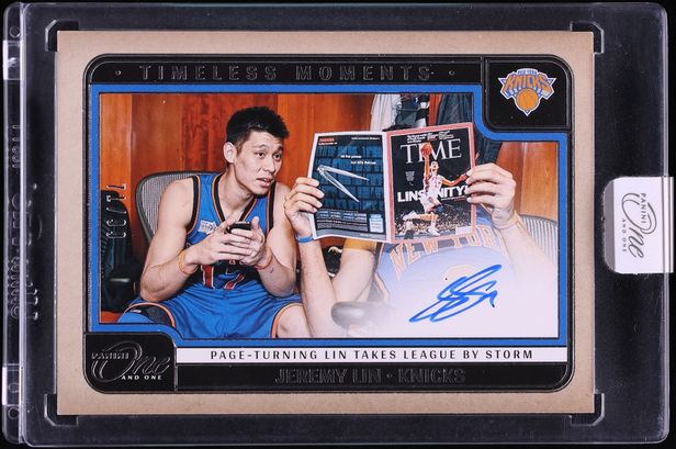 2024 Panini One And One Timeless Moments Jeremy Lin AUTO /99 #TMA-LIN