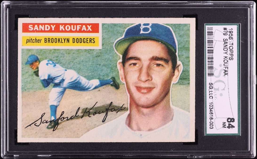 1956 Topps Sandy Koufax #79 SGC 7 NRMT