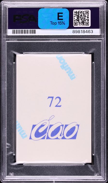 1989 C'ao Muflon Yugoslavian Michael Jordan #72 PSA 6 EXMT