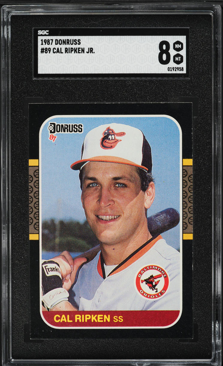 1987 Donruss Cal Ripken Jr. #89 SGC 8 NM-MT