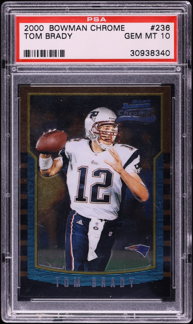 2000 Bowman Chrome Tom Brady ROOKIE #236 PSA 10 GEM MINT