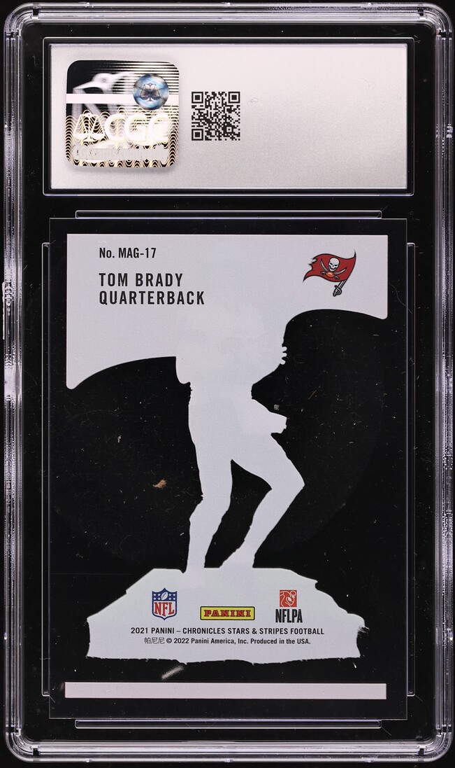 2021 Panini Chronicles Magnitude Tom Brady #MAG-17 CGC 10 GEM MINT
