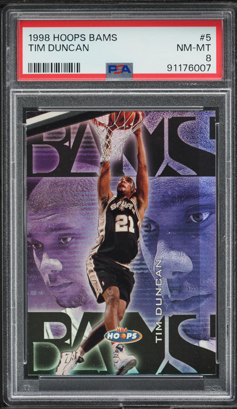 1998 Stadium Club Co-Signers Jayson Williams & Tim Duncan AUTO
