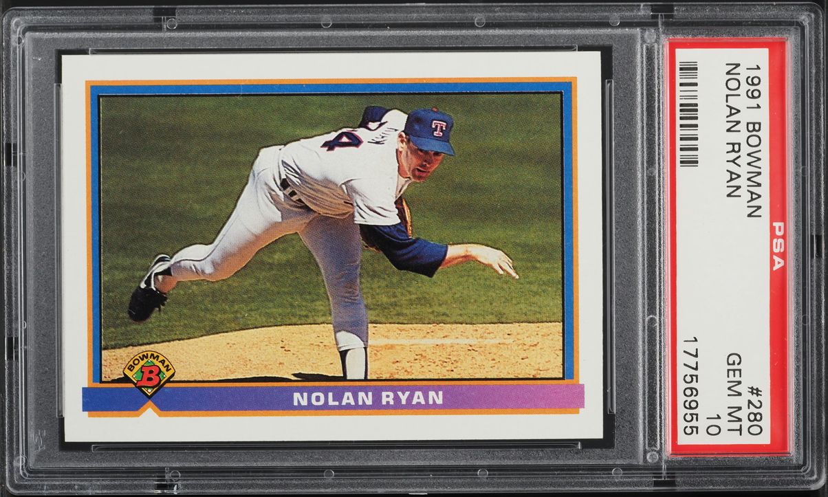 1991 Bowman Nolan Ryan #280 PSA 10 GEM MINT