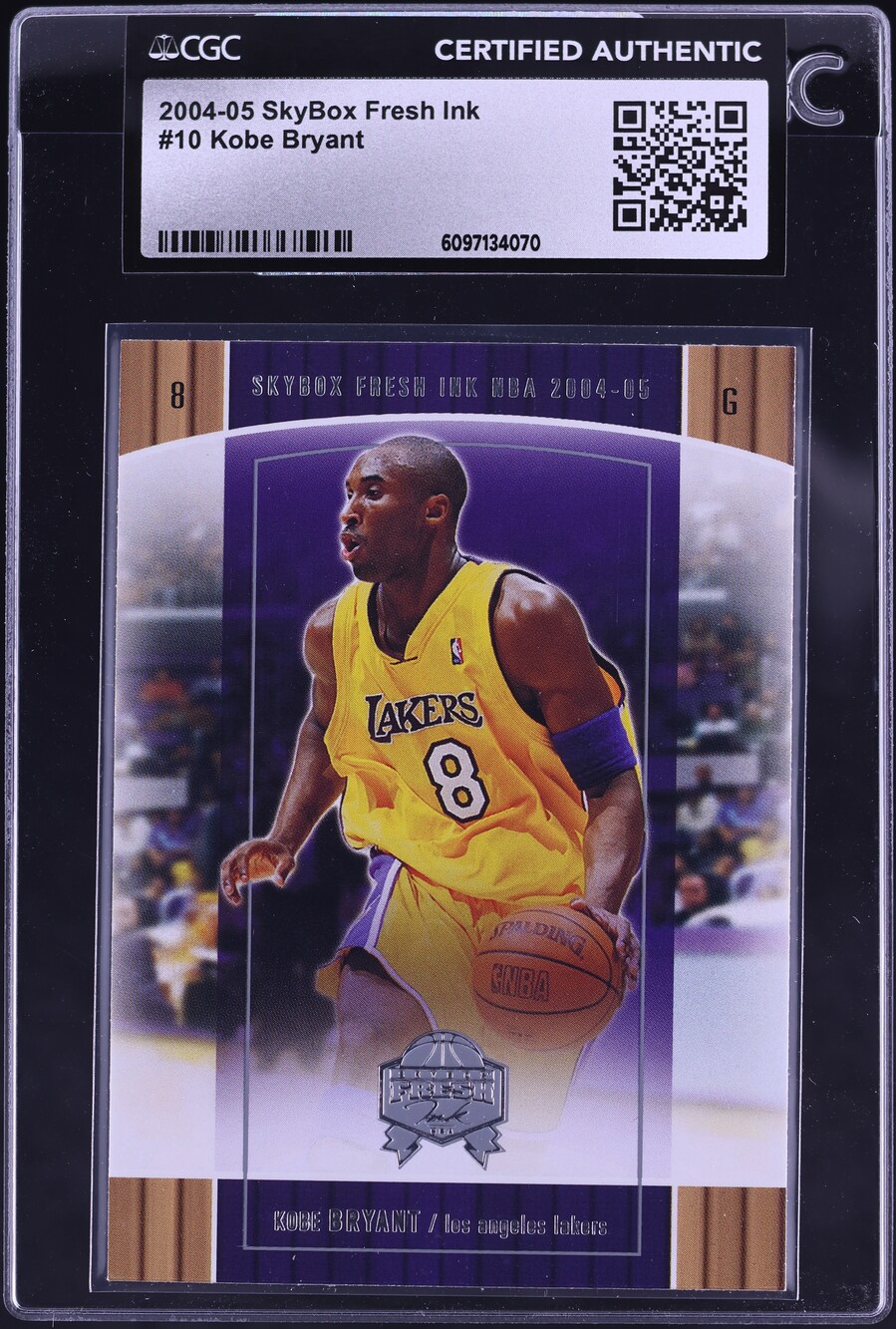 2004 Skybox Fresh Ink Kobe Bryant #10 CGC AUTH