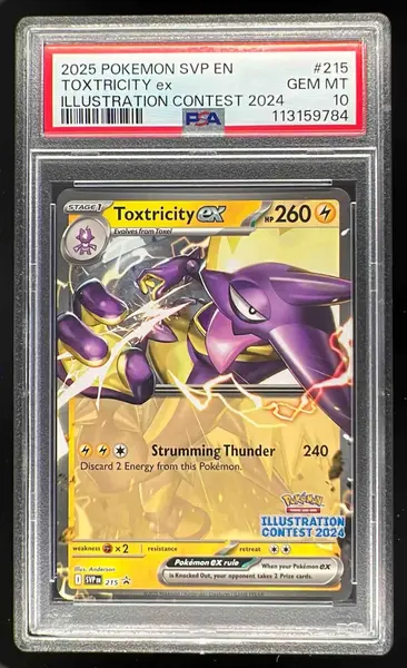 2023-25 Pokemon SV Black Star Promos - SVP EN Promos #215 Toxtricity ex PSA 10