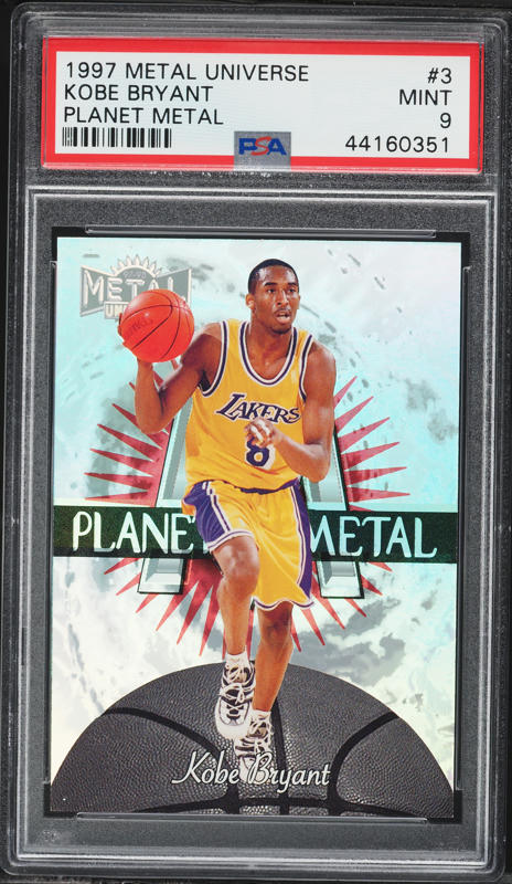 1997 Ultra Star Power Plus Die-Cut Kobe Bryant #SPP3 BGS 9 MINT on