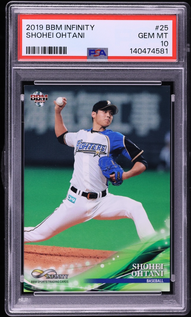 2019 BBM Infinity Shohei Ohtani ROOKIE #25 PSA 10 GEM MINT - Photo 1