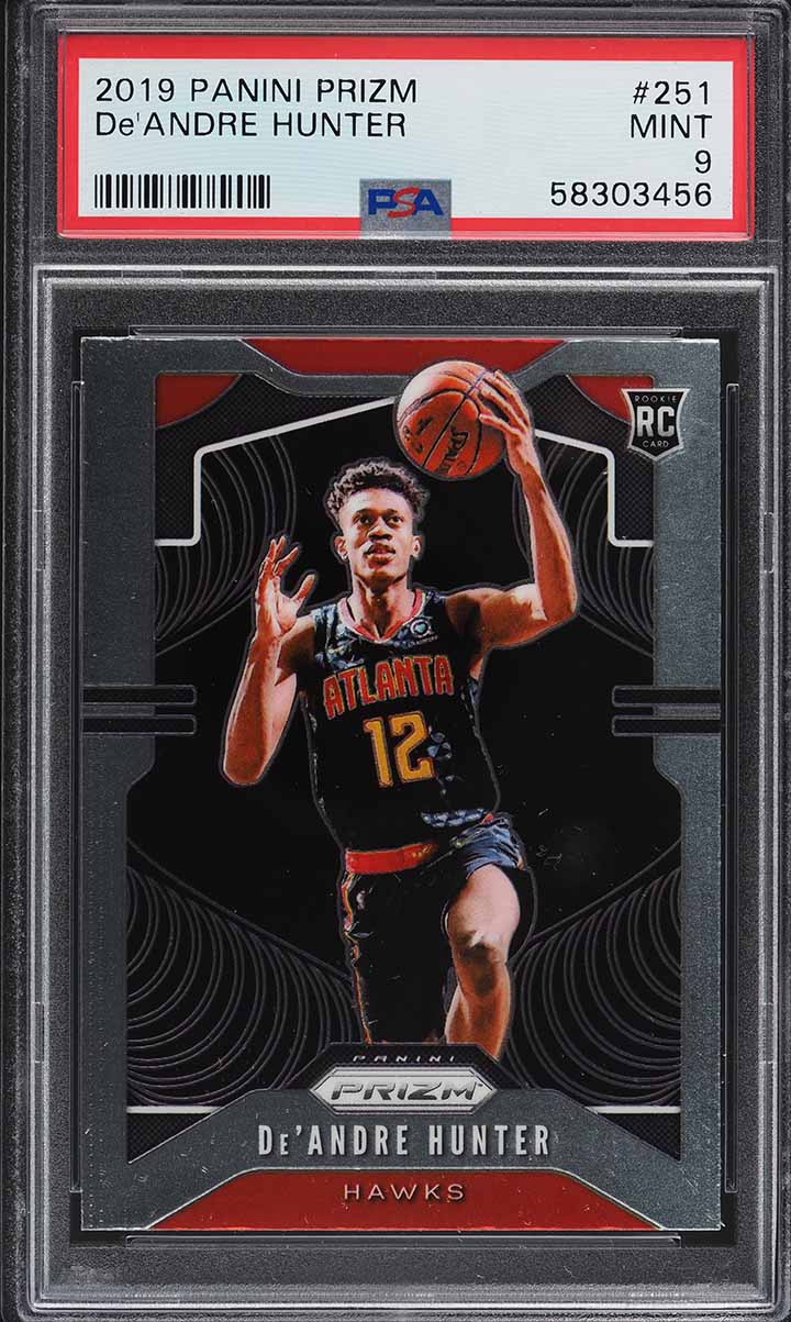 2019 Panini Prizm De'Andre Hunter ROOKIE #251 PSA 9 MINT