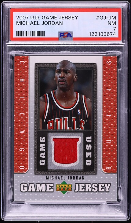 2007 SP Rookie Edition Michael Jordan #196 PSA 8 NM-MT on Fanatics