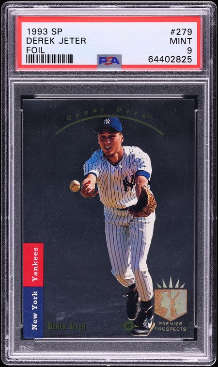 1993 SP Foil Derek Jeter ROOKIE #279 PSA 9 MINT