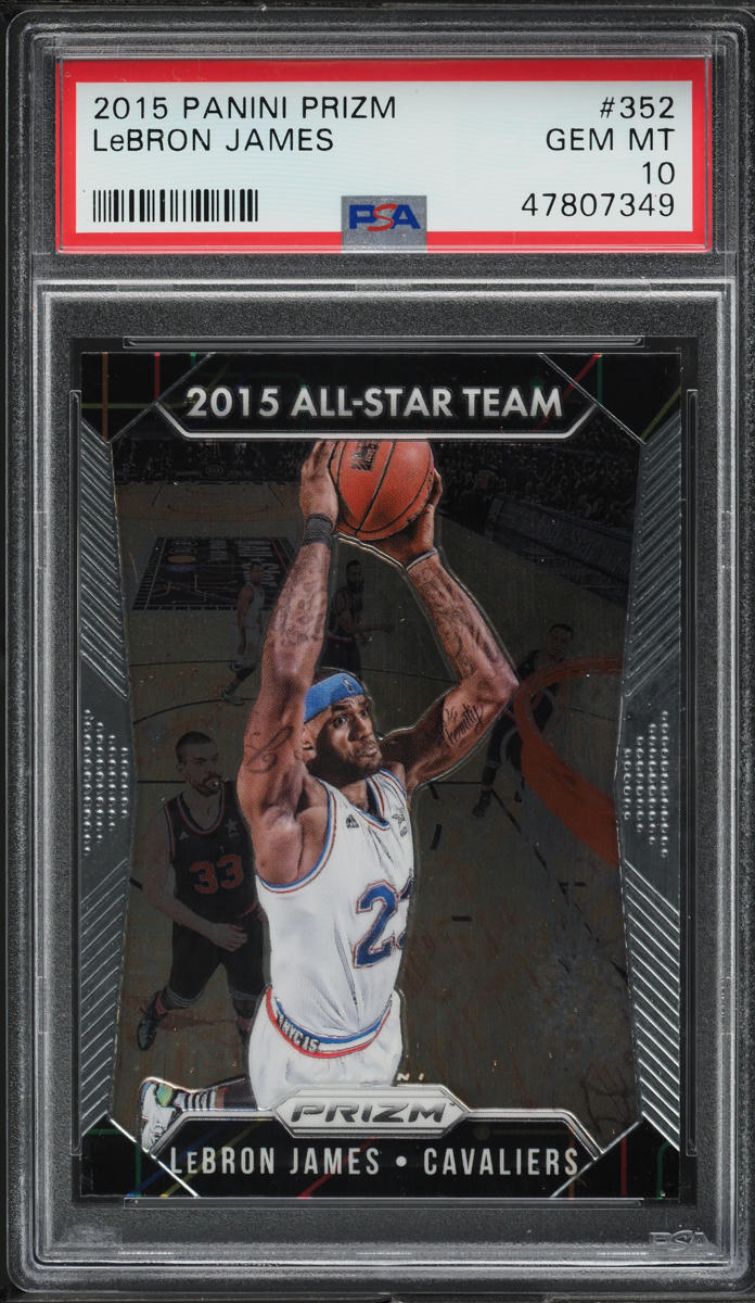2015 Panini Prizm LeBron James #352 PSA 10 GEM MINT