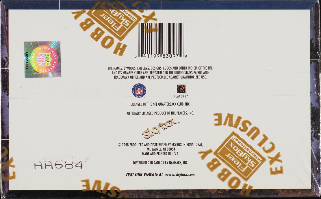 1998 Metal Universe Football Sealed Hobby Box, Manning Moss ROOKIE, PMG? - Photo 2