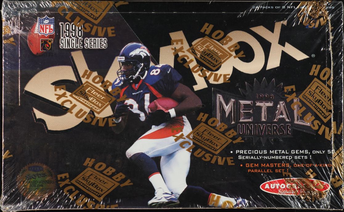 1998 Metal Universe Football Sealed Hobby Box, Manning Moss ROOKIE, PMG? - Photo 1
