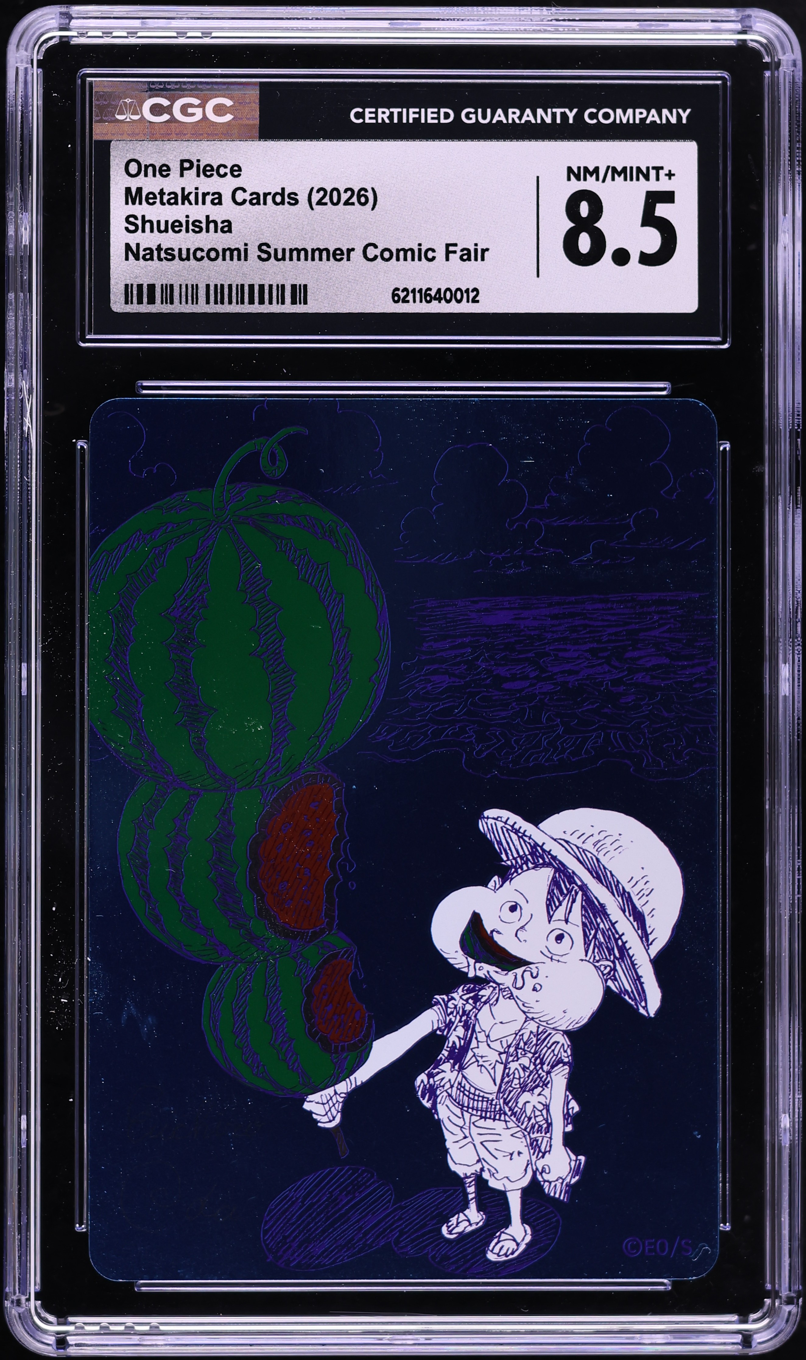 2026 One Piece Japanese Shueisha Metakira Natsucomi Summer Comic Fair One Piece CGC 8.5 NM-MT+