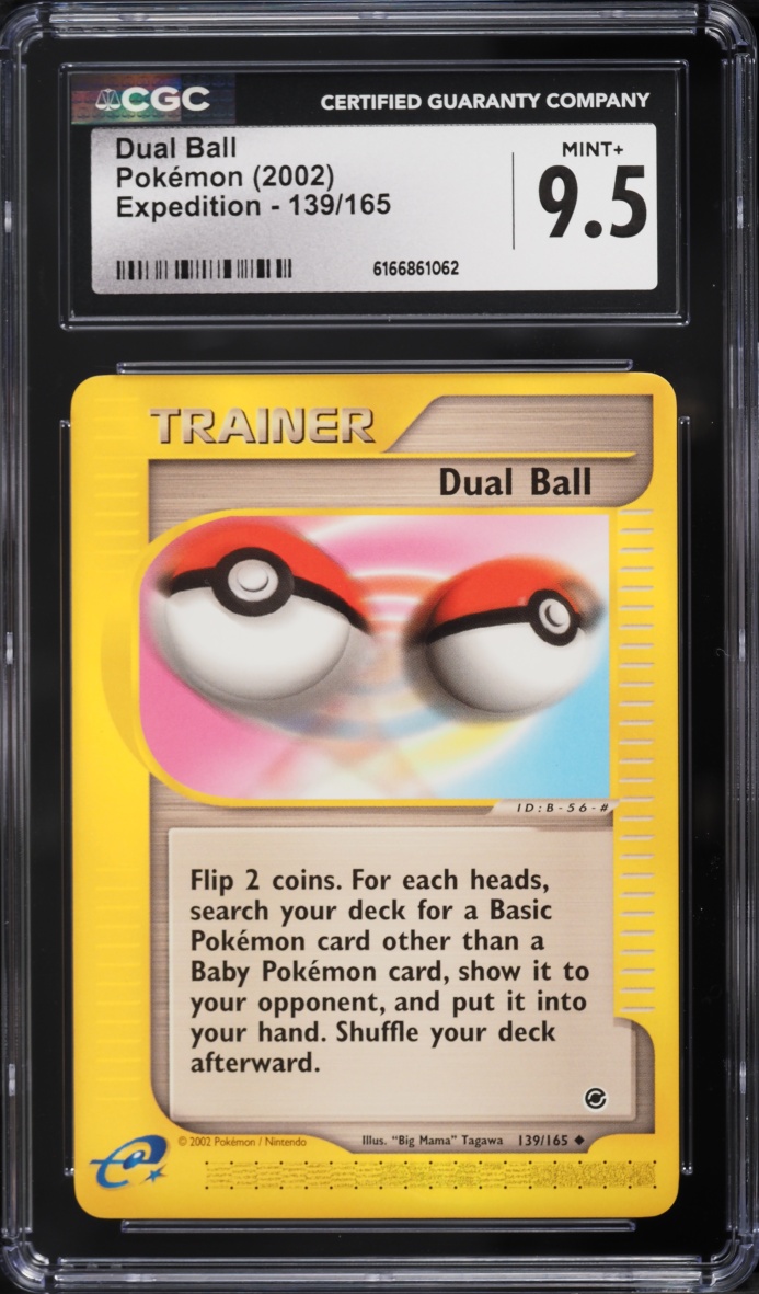 2002 Pokemon Expedition Dual Ball #139 CGC 9.5 MINT+