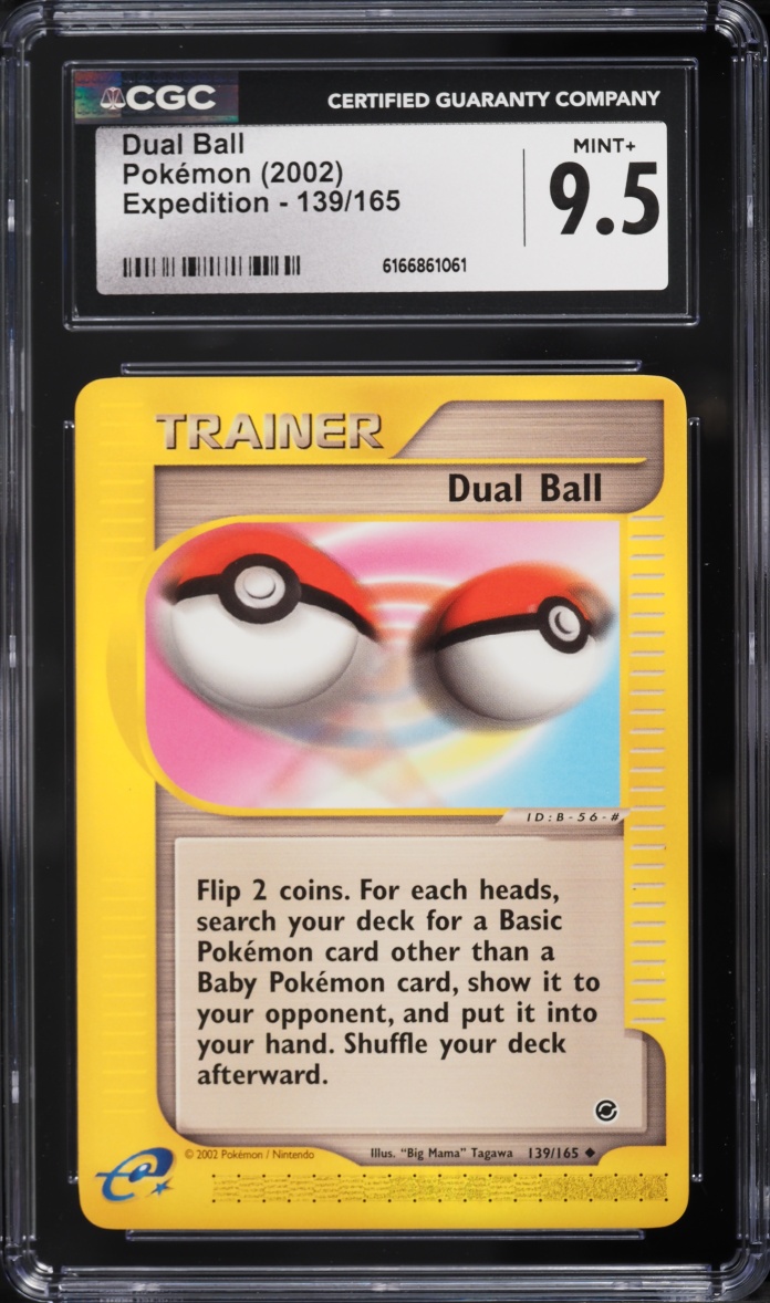 2002 Pokemon Expedition Dual Ball #139 CGC 9.5 MINT+