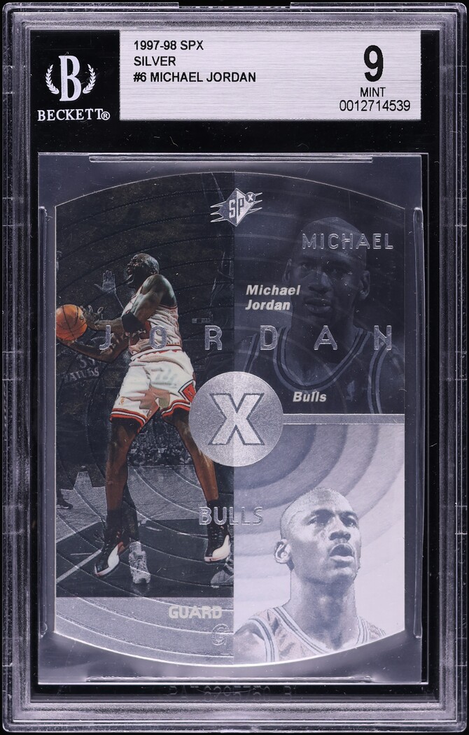 1997 SPx Silver Michael Jordan #6 BGS 9 MINT