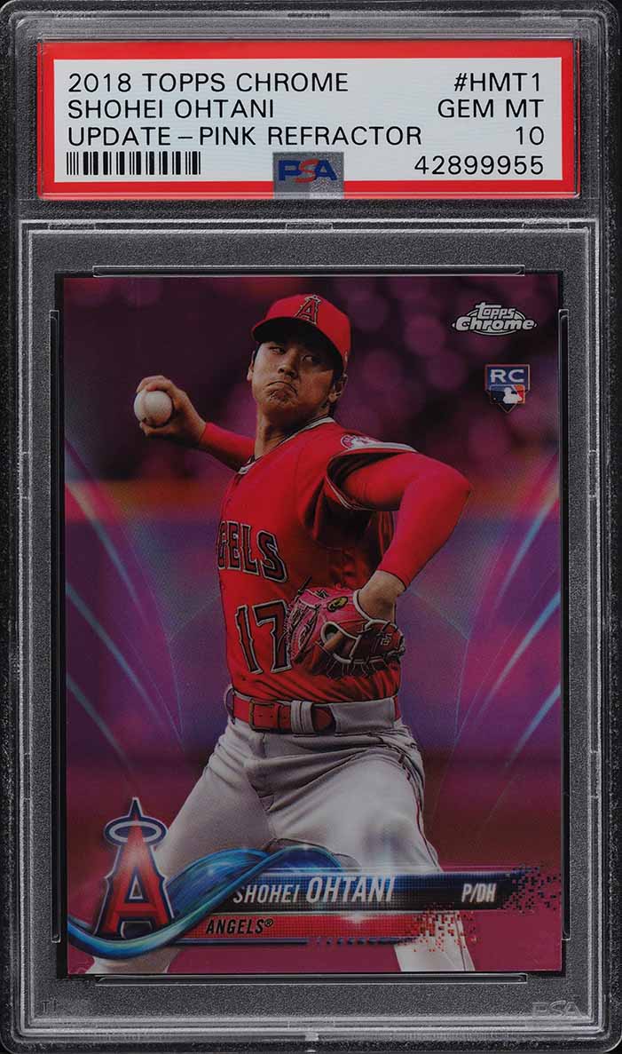 その他 2018 Topps Pink Refractor Shohei Ohtani Goldin