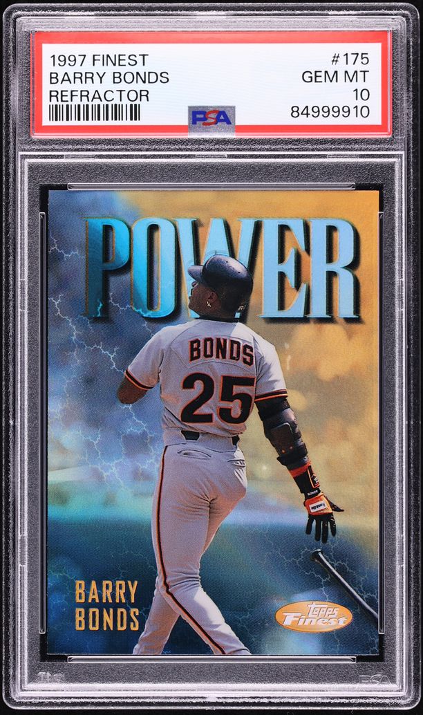 1997 Finest Refractor Barry Bonds #175 PSA 10 GEM MINT - Photo 1