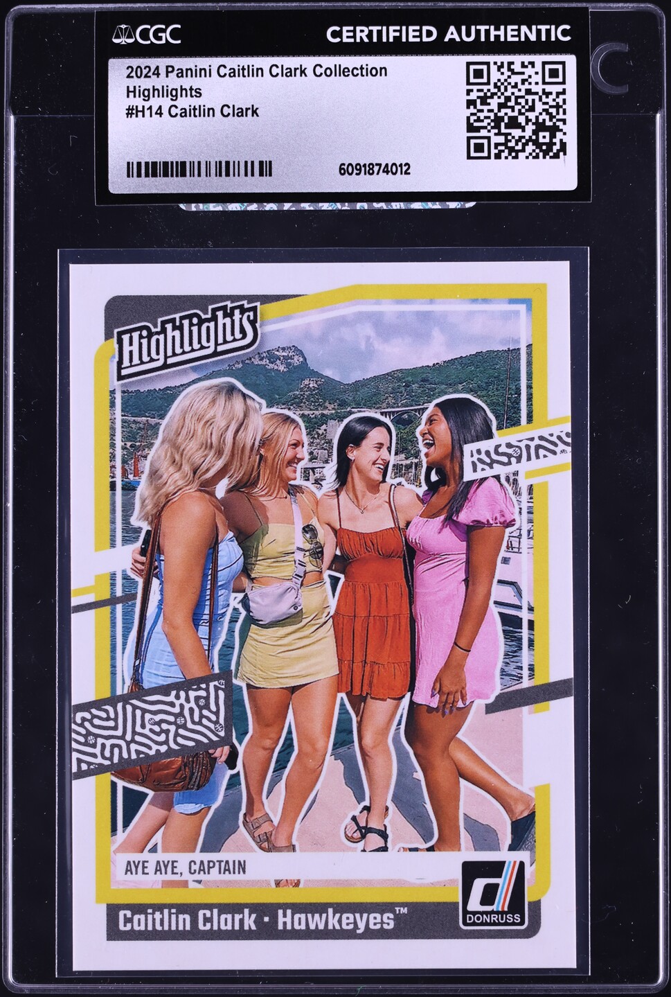 2024 Panini Collection Highlights Caitlin Clark ROOKIE #H14 CGC AUTH