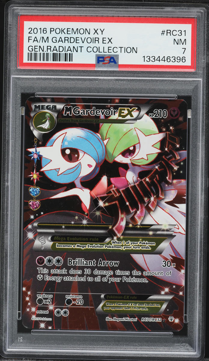 2016 Pokemon XY Generations Radiant Collection Full Art M Gardevoir EX #RC31 PSA 7 NRMT
