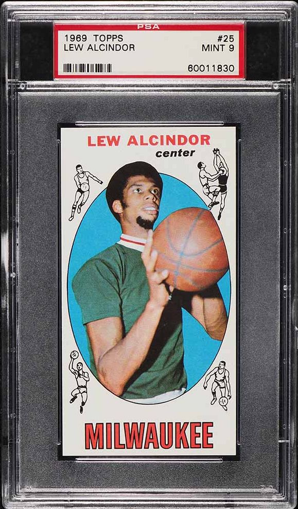 1969 Topps Basketball Lew Alcindor ROOKIE #25 PSA 9 MINT