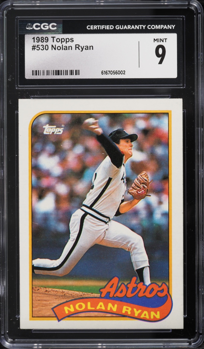 1989 Topps Nolan Ryan #530 CGC 9 MINT