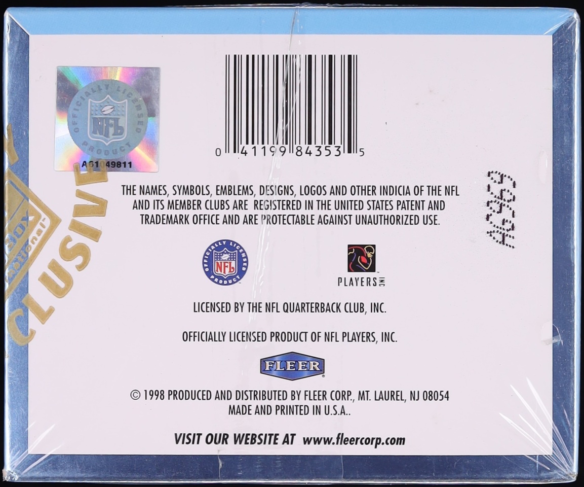 1998 Fleer Brilliants Football Sealed Hobby Box, 24ct Packs - Photo 2