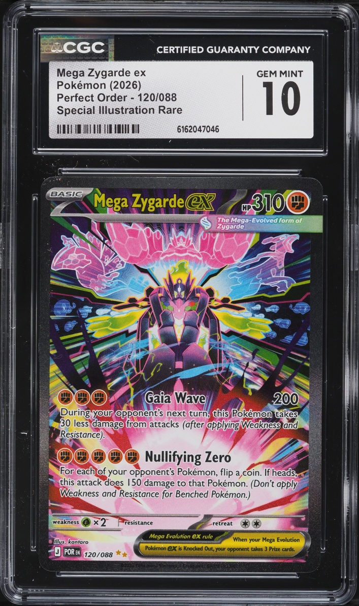 2026 Pokemon Mega Evolution Perfect Order SIR Mega Zygarde Ex #120 CGC 10 GEM MINT