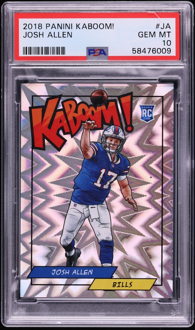 2018 Panini Kaboom! Josh Allen ROOKIE #K-JA PSA 10 GEM MINT