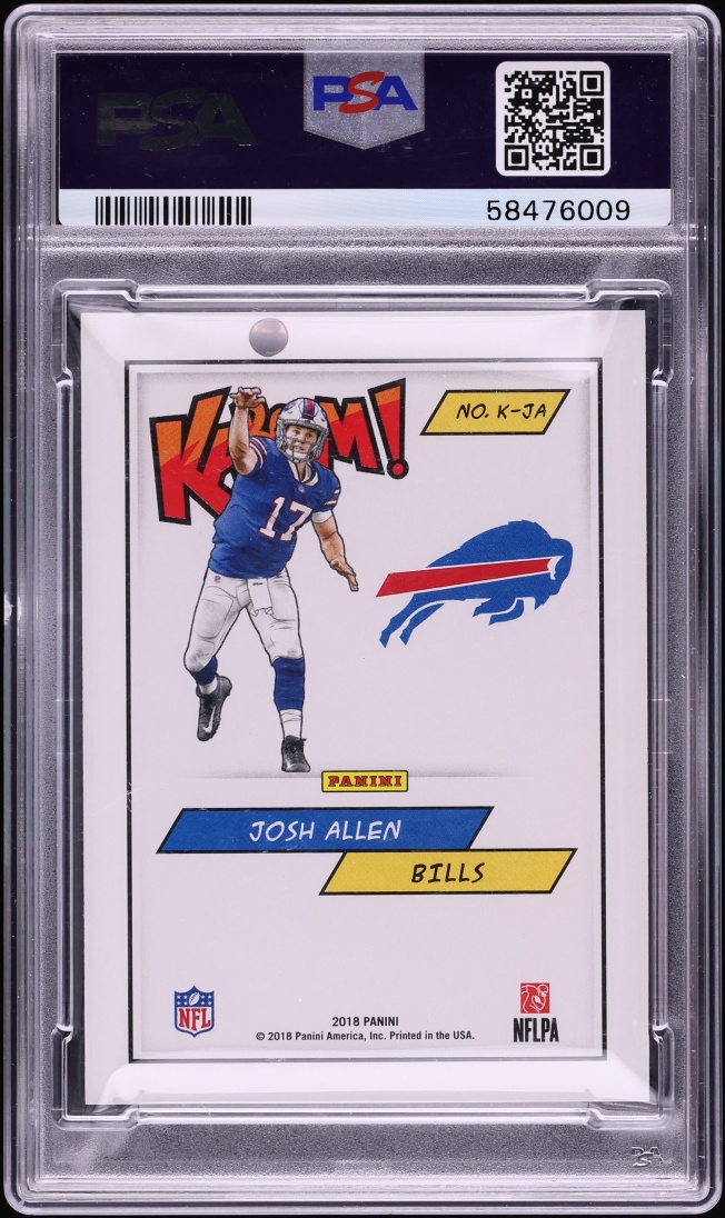 2018 Panini Kaboom! Josh Allen ROOKIE #K-JA PSA 10 GEM MINT