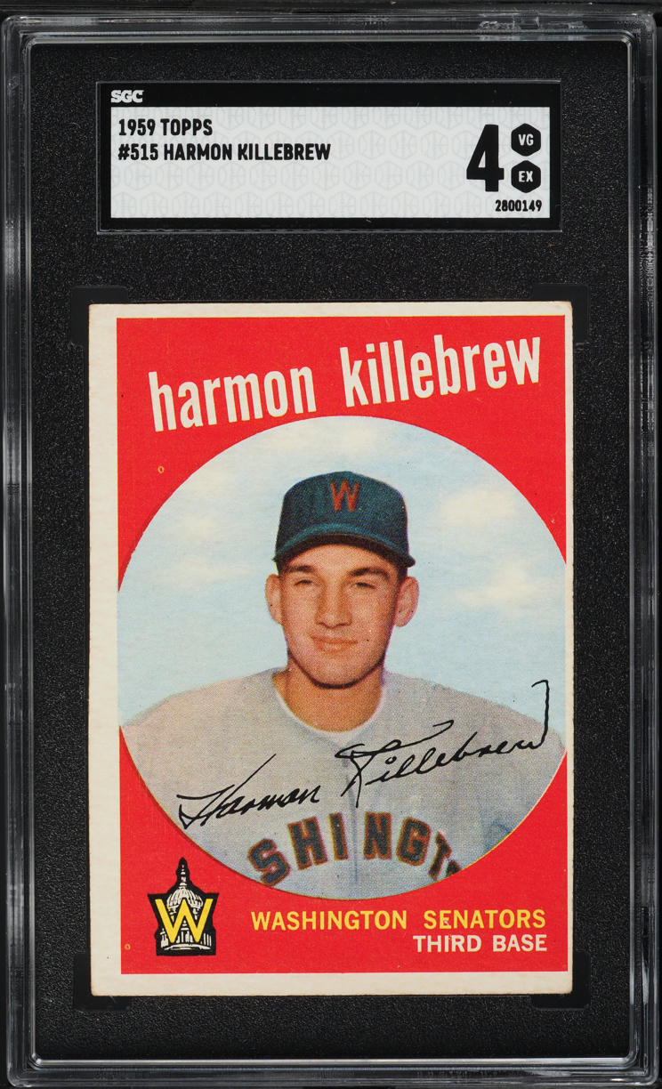 1959 Topps Harmon Killebrew #515 SGC 4 VGEX