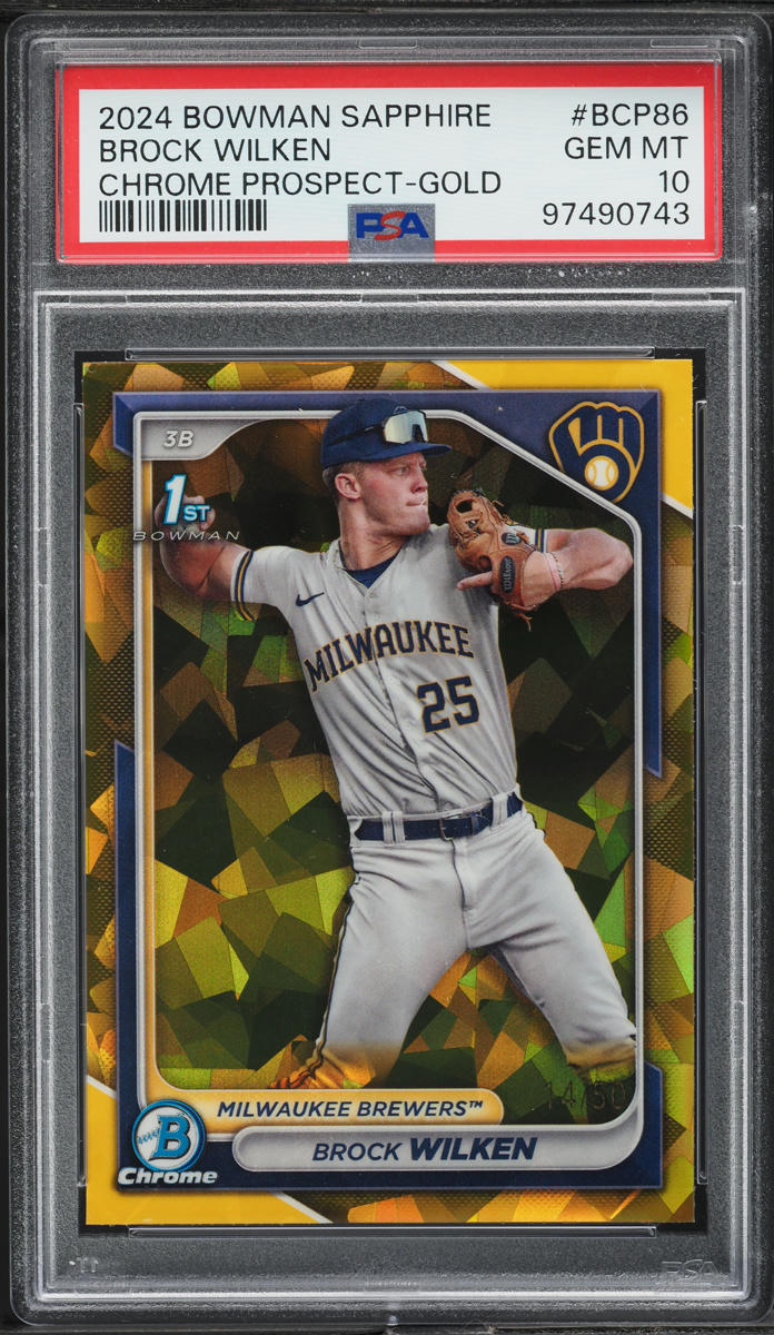 その他 Sean Murphy Auto Bowman Chrome Gold 2025 Bowman - Chrome Prospect Autographs Nick Kurtz #CPA-NK