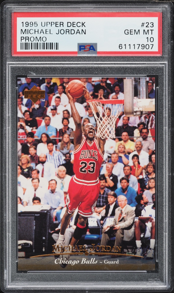 1995 Upper Deck Promo Michael Jordan #23 PSA 10 GEM MINT